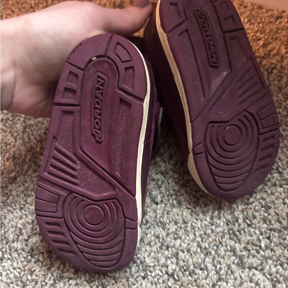 Toddler Jordan Maroon Brooklyn Sneakers